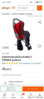 Detská sedačka na bicykel. - 6