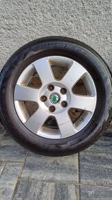 Alu disky 5x112 R15 original Skoda - 6