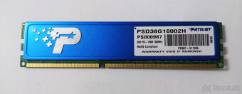 pamäte DDR3 Kingston, Patriot - 6