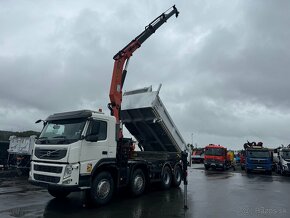 VOLVO FM 450 trojstranný sklapač s hydraulickou rukou TOP - 6