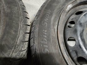 Plechové disky 4x98 + zimné pneu 195/65r15 - 6