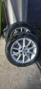 Alu disky 5x100 R16, pneu letné 205/55 R16 - 6