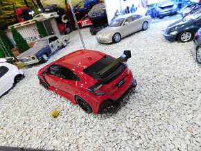 model auta Honda Civic FK8 Type-R Mugen RED Otto 1:18 - 6