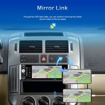 LeeKooLuu 5188W 1Din Android Auto CarPlay MP5 Radio - 6