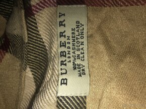 BURBERRY originál  100%Kasmirovy salik - 6