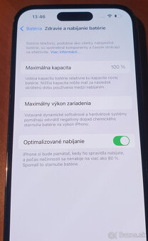 iPhone 14 PRO GOLD 128GB 100% tná 3200mAh baterka - 6