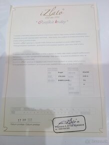 Krásny prsteň z bieleho zlata s briliantom a certifikatom - 6