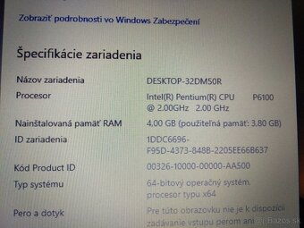 predám matičnú dosku pre Hp elitebook 8440p - 6