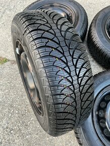 Zimné pneumatiky FULDA 195/65 r15 + plechové disky - 6