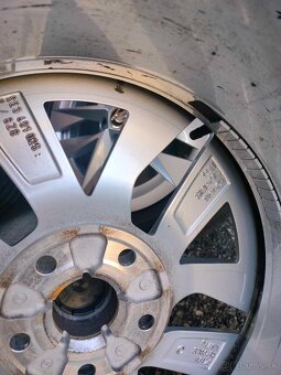 4ks alu disky orig. Škoda ROTARE 5x112 R17 pneu 205/55 R17 - 6