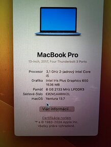 Apple Macbook Pro 2017 13"  + mouse 2 generacie - 6