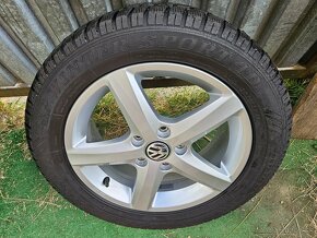 Originálna zimná sada VW - 5x112 R16 + 205/55 r16 - 6