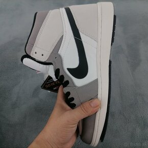 Nike Air Jordan 1 high šedo-biele - 6