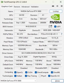 GIGABYTE RTX 3080 GAMING OC 10GB - 6