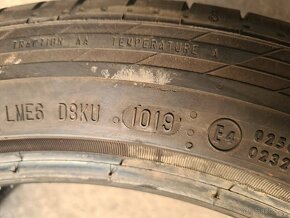 235/45r19 letné 2 ks CONTINENTAL RUNFLAT dezén 6 mm - 6