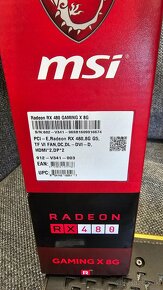 ✅⭐️ MSI Radeon RX 480 GAMING X 8G + originál balenie⭐️ - 6