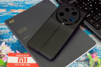 Puzdro s koženkovým vzorom pre Xiaomi, Redmi, Poco - 6