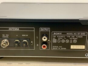 SONY ST-S120 …. FM/AM Stereo Tuner - 6