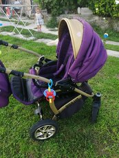 SET Kočík Baby lux  de luxe purple 3v1+golfac - 6