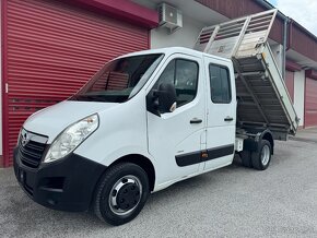 Opel Movano 2,3 dCi 7 miestny 3 stranný sklápač SK doklady - 6