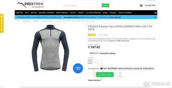 Merino rolák Devold Hiking Half Zip Neck Man - 6