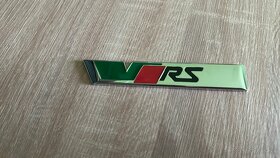 Škoda logo 90, 80,56mm, vRS kovový emblém, klúčenka - 6