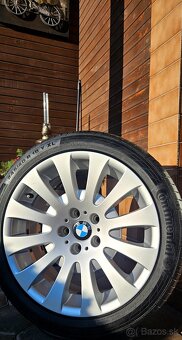 alu disky orig.BMW 5x120 r18 E60/61,M6,M5 + 245/40 R18 letné - 6