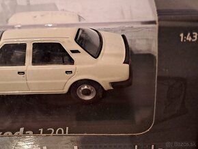 ŠKODA 120L, 1984, 1. vydaná edice Abrex, Ice white, 1:43 - 6