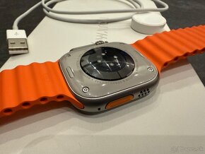 Apple Watch Ultra 2 49mm Titanium Orange Ocean Band - 6