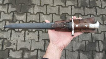 Švýcarský bajonet bodák SCHMIDT RUBIN M 1889 značeny - 6