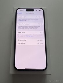 iPhone 15 Pro 128 GB Black , záruka 18 mesiacov - 6