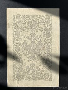 Bankovky Rakúsko-Uhorsko 1 Gulden 1866 a 1888 2+ - 6