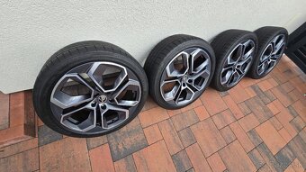 19" ALU Škoda Altair Anthracit + letné pneu 225/45 Bridgest - 6