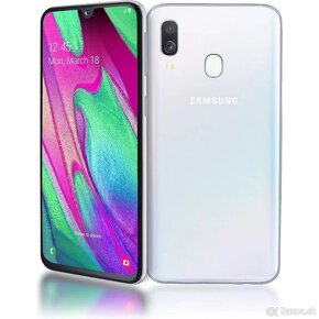 Samsung Galaxy A40 Dual SIM bledomodrý - 6