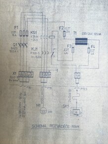 Neonové svietidlá a elektrický rozvádzač RM-1 380/220 V - 6