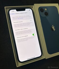 Iphone 13 128GB blue - pekný stav - záruka - 6