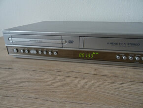 DVD a VHS Combo videorekordér Philips DVP3100V- 6 hlav, HIFI - 6