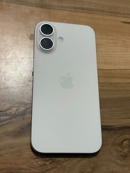 Predám Apple iPhone 16 128GB Biely Stav Nového Telefónu Disp - 6