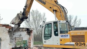 Búranie, odvoz a drvenie stavebnej sute, zeminy, JCB 4CX - 6