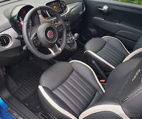 Predam krásny Fiat 500 Sport 2020 v nádhernej modrej farbe. - 6