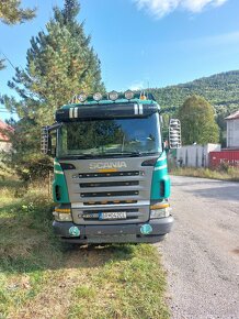 Scania R420 6x4 lesovoz + prives - 6