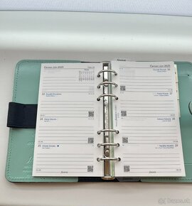 Filofax kožený diár osobný A6 - 6