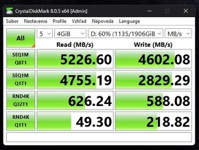 2TB SSD disk M.2 2230 NVMe WD PC SN740 – Používaný 33 h - 6