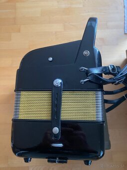 Heligonka Hohner Ouverture V CF 5hlas + Remene + Kufor - 6