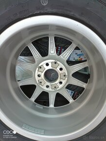 Alu disky 5x112 r16 + NOVĚ celoročné pneu - 6