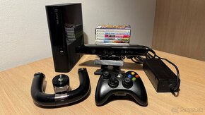 XBOX 360 500GB + Kinect + ovladac + volant - 6