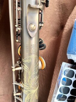 Predám nový B- Soprán saxofón Selmer- nelakovaný- Retr - 6