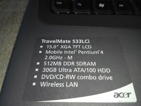 Acer TM. Windows XP SP3. LPT port/konektor. Floppy disk 3,5“ - 6