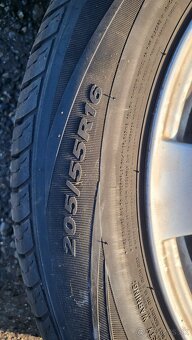 Letné Pneumatiky + disky alu Dezent  205/55 R16 5x110 - 6