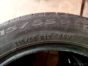 215/55 R17 letné pneumatiky – kompletná sada - 6